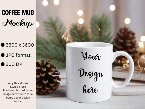 Download White Mug Product Mockup Photo Christmas - Mug product mockup Collection